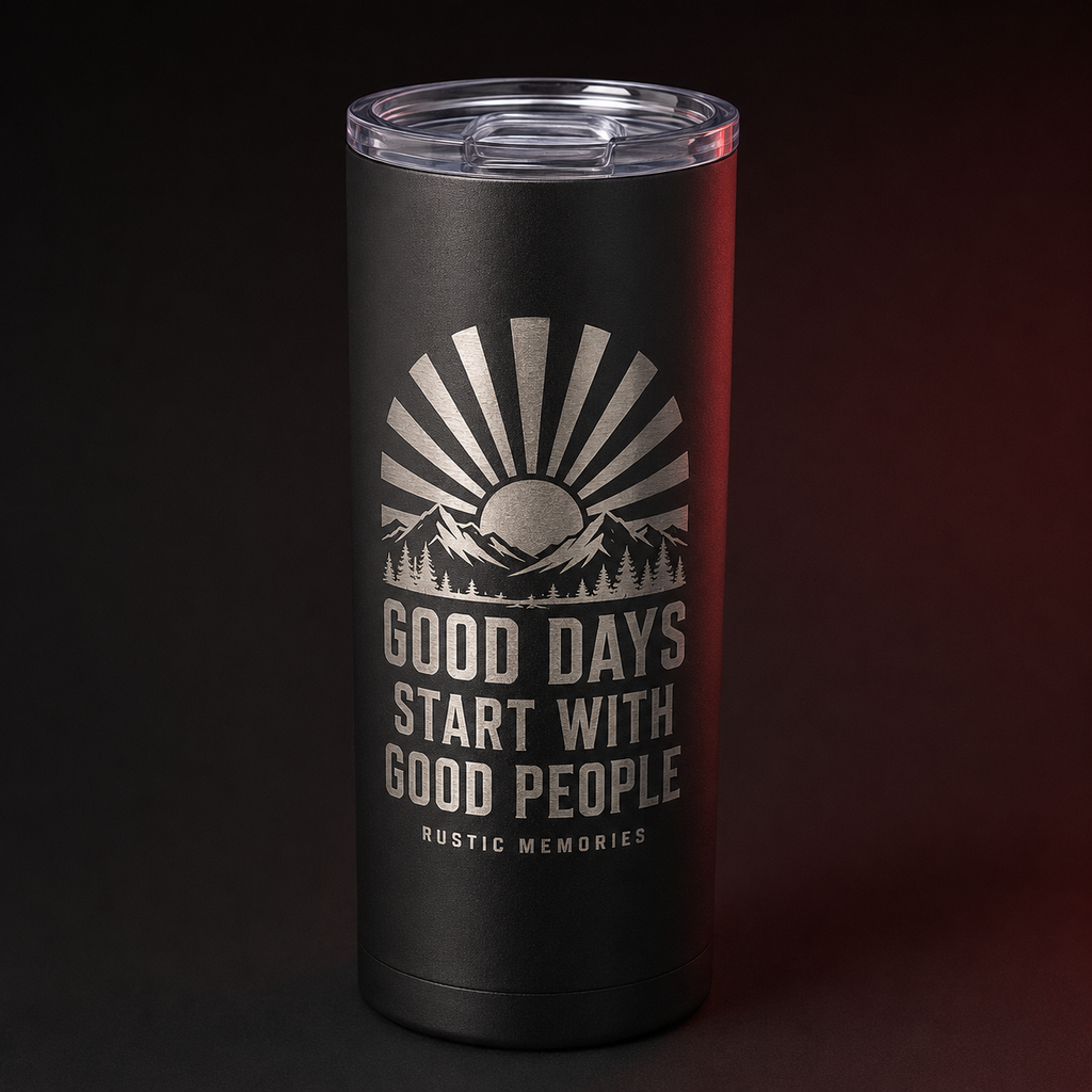 Custom Laser-Engraved 20 oz Tumbler