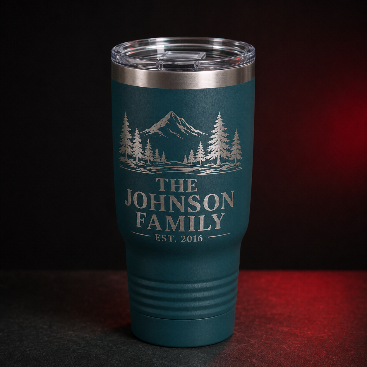 Custom Laser-Engraved 30 oz Tumbler