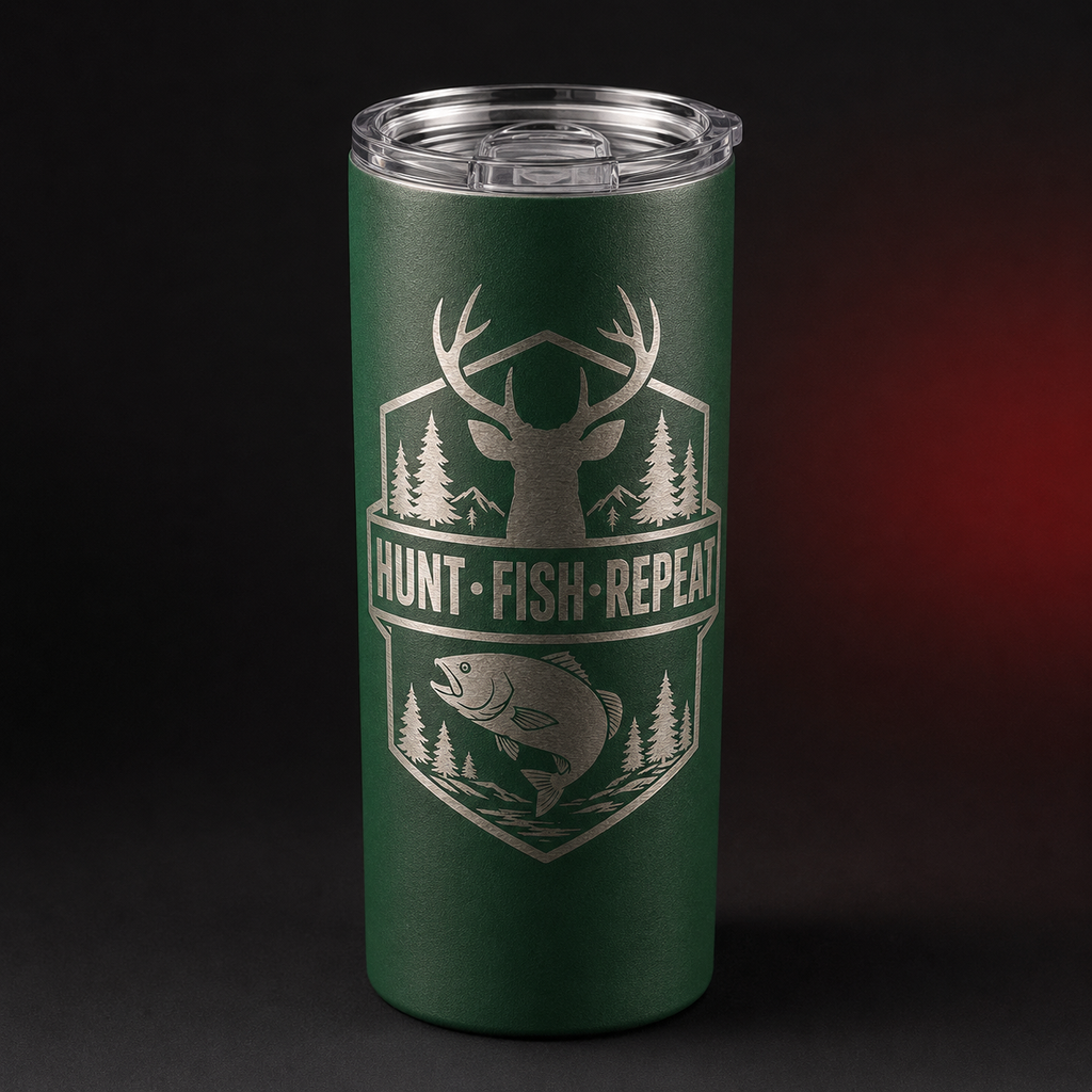 Custom Laser-Engraved 20 oz Tumbler
