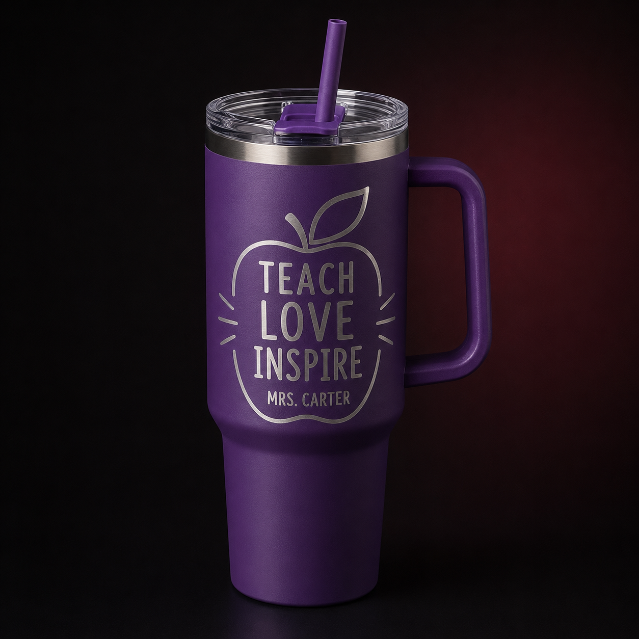Custom Laser-Engraved 40 oz Tumbler